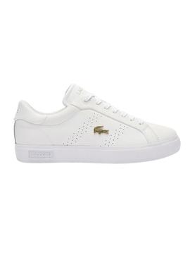 Sapatilhas Lacoste Powercourt branco para mulher.