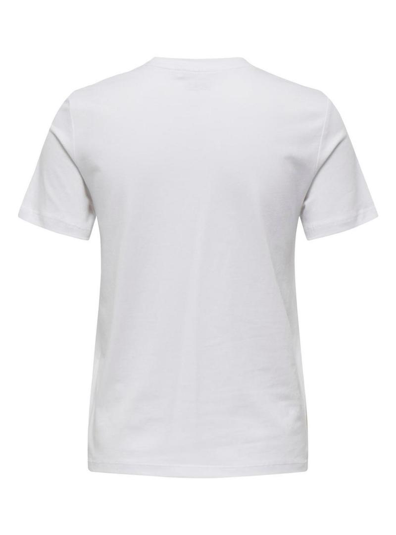 Camiseta Jack and Jones Plasma branca para homem.