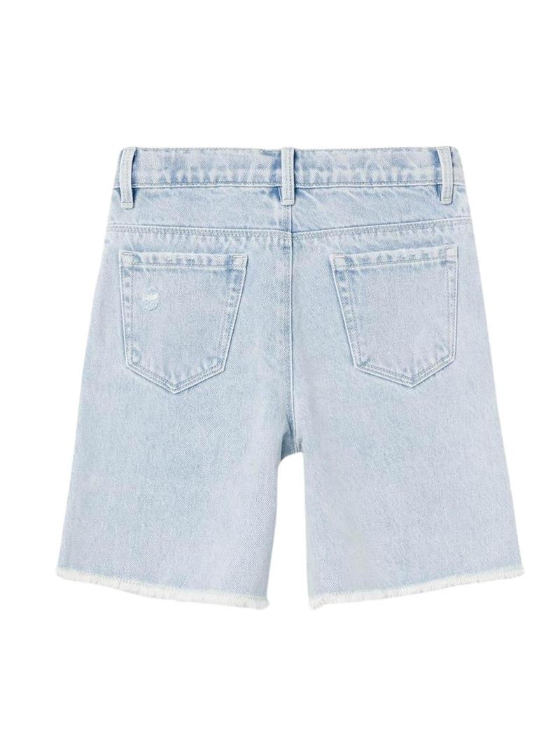 Bermudas Nome It Bella baggy denim para menina