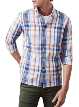 Camisa Altonadock Xadrez Azul para Homem