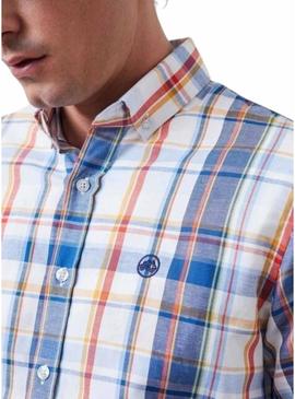 Camisa Altonadock Xadrez Azul para Homem