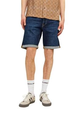 Bermudas Jack and Jones Chris Azul Para Homem