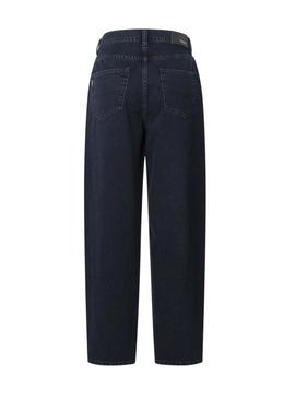 Calça de ganga Pepe Jeans Barrel mix denim para mulher.