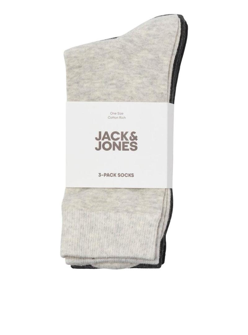 Pack 3 Meias Jack and Jones Rafael para homem.