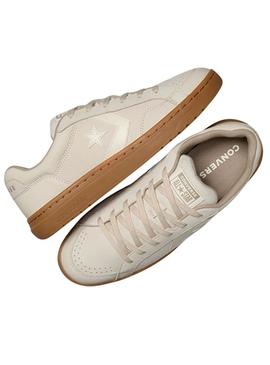 Sapatos Converse Pro Blaze Classic bege para homem.