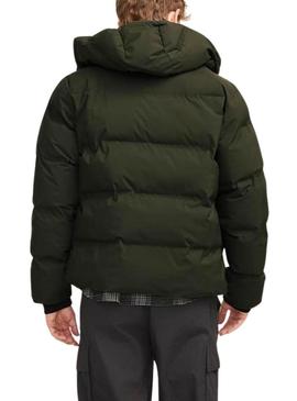 Jaqueta acolchoada Jack and Jones Payne verde para homem