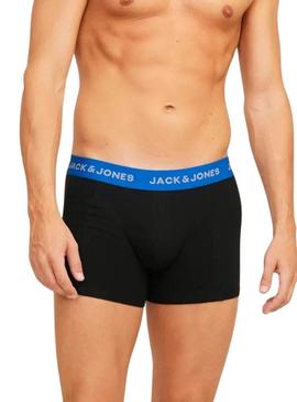 Pack 3 Cuecas Jack and Jones Joe preta para homem.