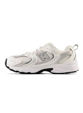 Sapatilhas New Balance 530 branco para menino e menina