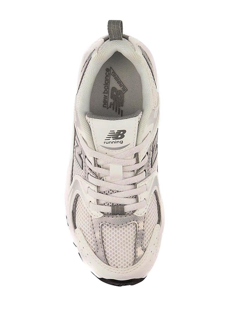 Sapatilhas New Balance 530 branco para menino e menina