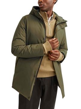 Parka Jack and Jones Ekeen verde para homem.