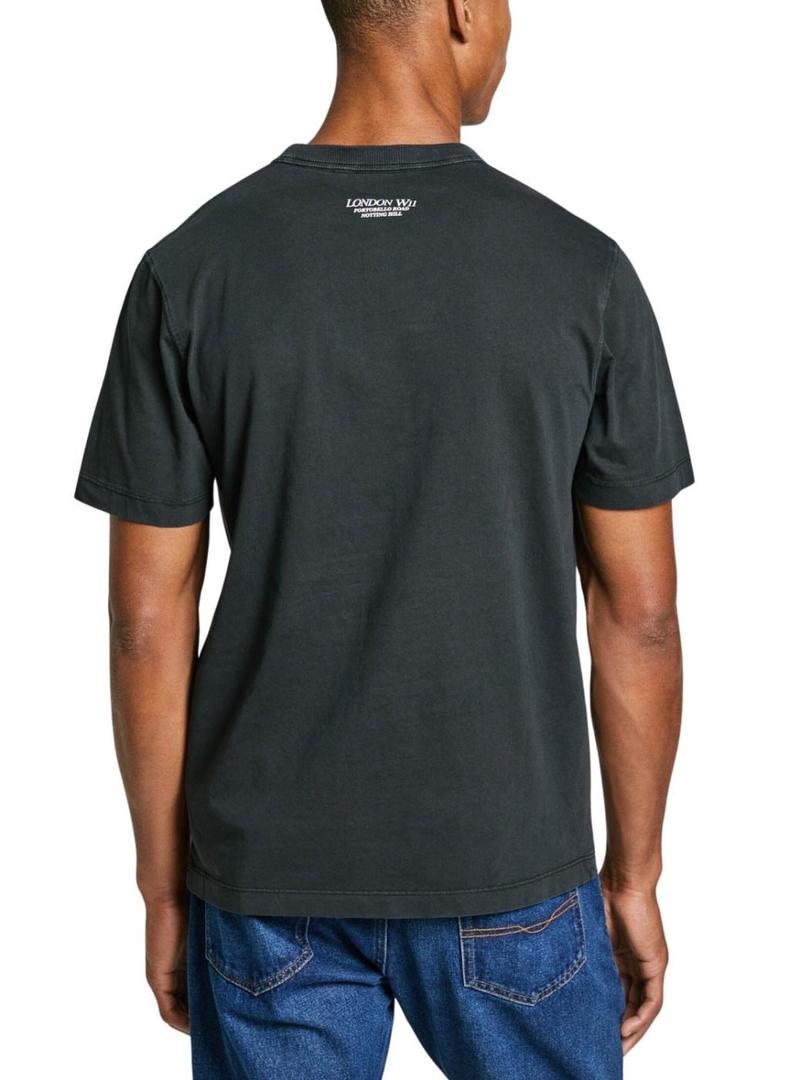 Camiseta Pepe Jeans Dean preta para homem.