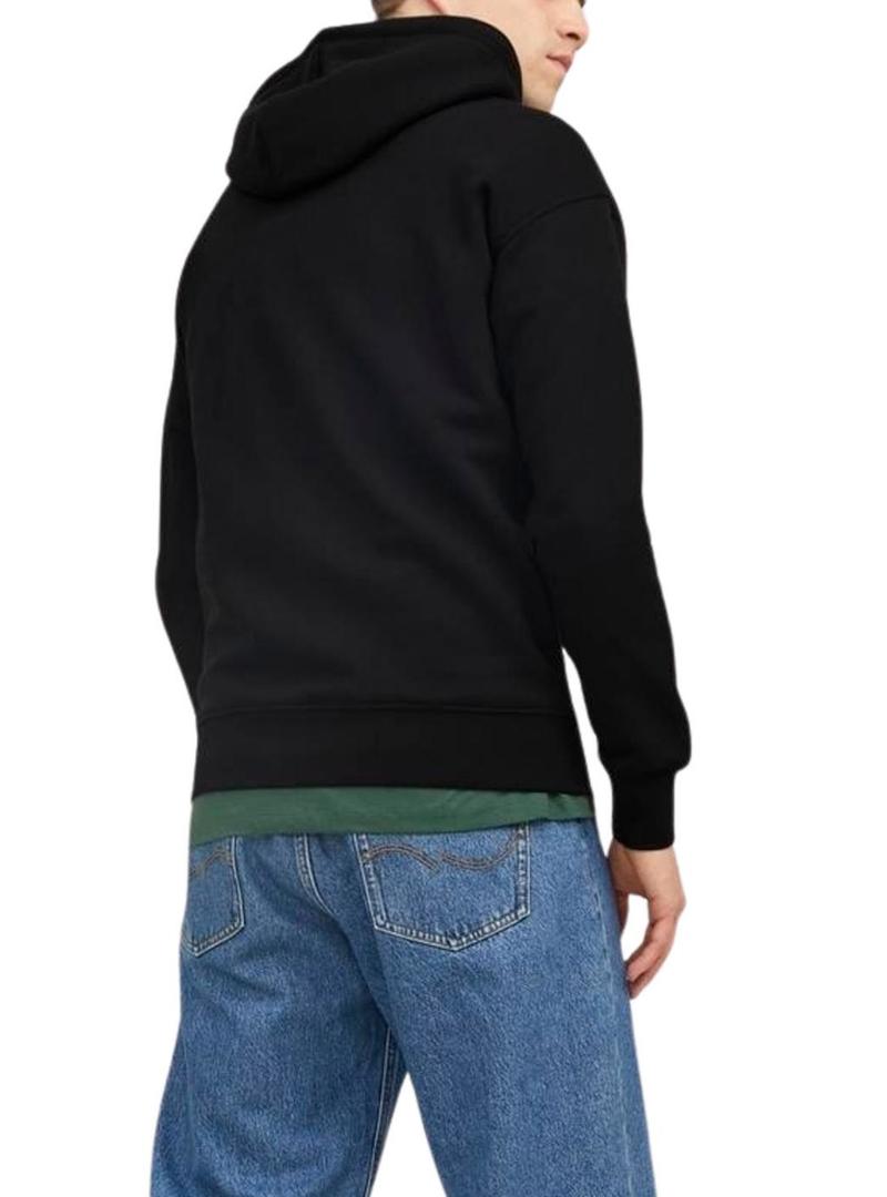 Moletom Jack and Jones Vesterbro preto para homem.