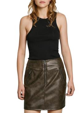 Top Pepe Jeans Marian preto para mulher