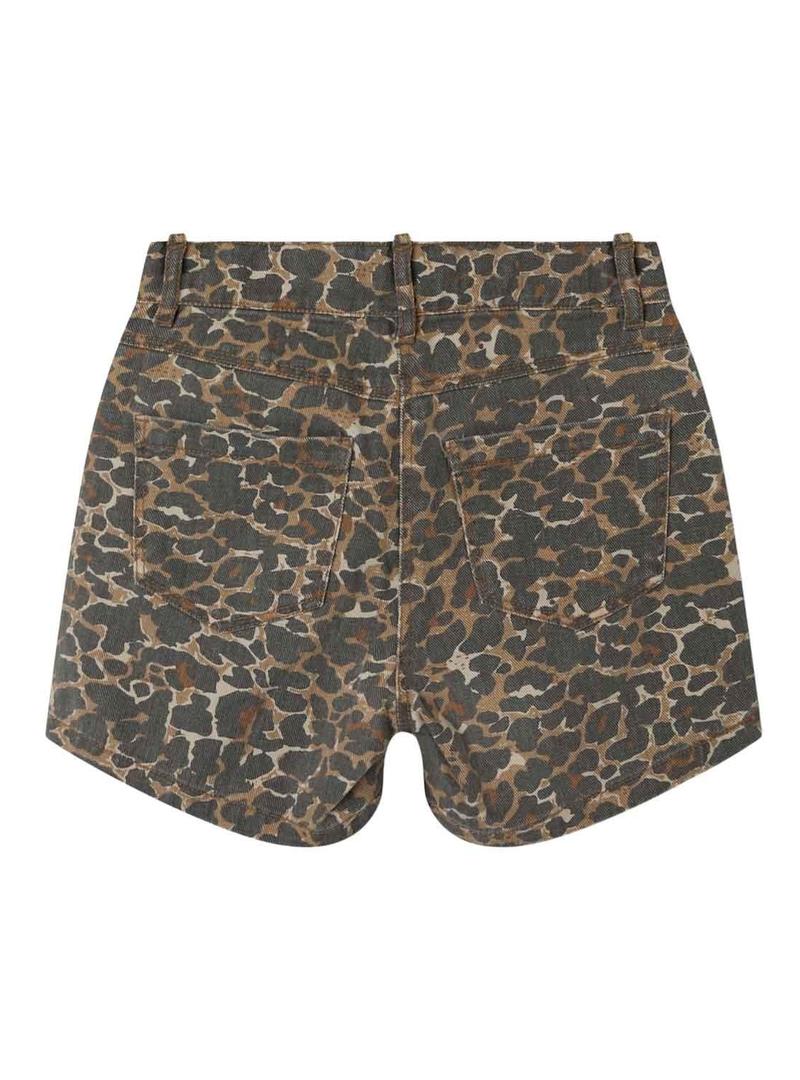 Saia calça Name It leopardo para menina.