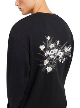 Moletom Jack and Jones Hawaii preto para homem