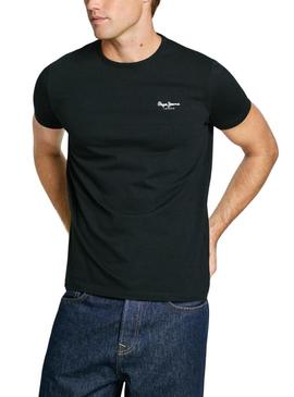 Camiseta Pepe Jeans Original Basic preta para homem