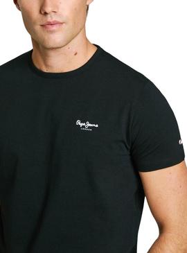 Camiseta Pepe Jeans Original Basic preta para homem