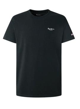 Camiseta Pepe Jeans Original Basic preta para homem