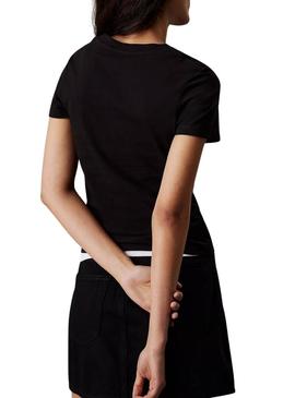 Camiseta Calvin Klein Gradiente preto para mulher