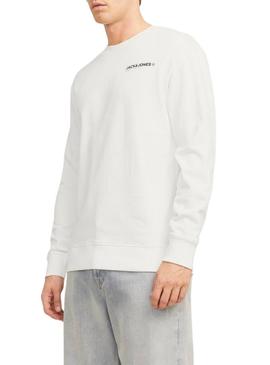 Moletom Jack and Jones Hawaii bege para homem