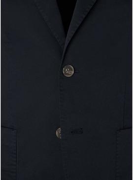 Blazer Silbon casual azul marinho para homem.