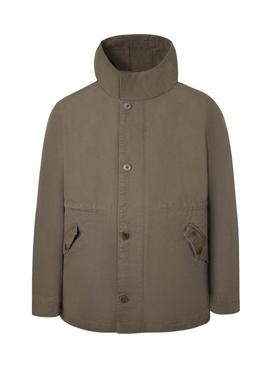 Parka Silbon Trademark verde para homem