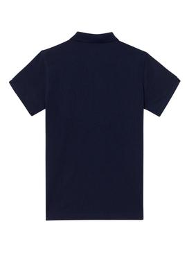 Polo Silbon básico azul marinho para homem