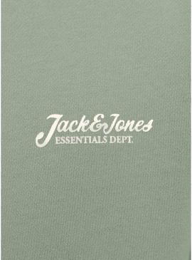 Moletom Jack and Jones Beau verde para homem