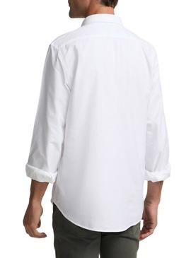 Camisa Silbon oxford branca para homem.