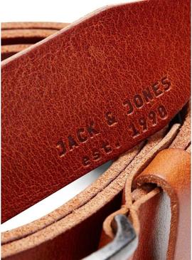 Cinto Jack and Jones Paul marrom para homem.