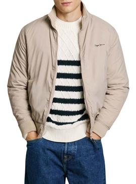 Jaqueta Pepe Jeans Mustrel bege para homem