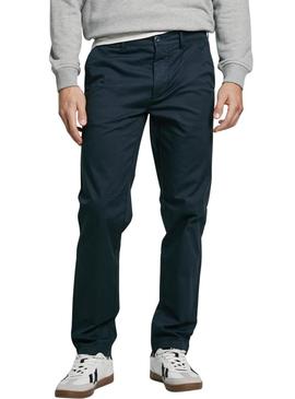 Calça chino azul marinho da Pepe Jeans para homem.