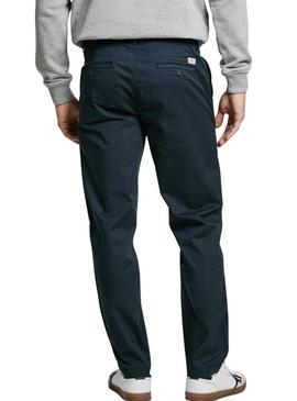 Calça chino azul marinho da Pepe Jeans para homem.