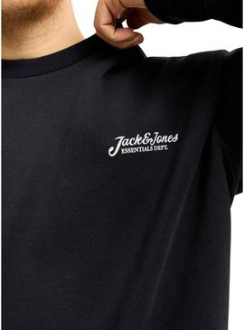 Moletom Jack and Jones Beau preto para homem