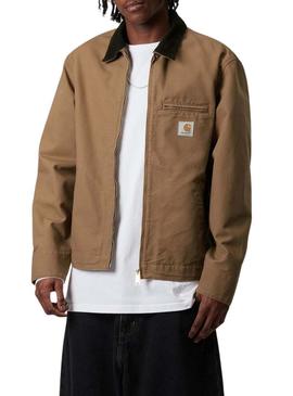 Jaqueta Carhartt Detroit camel para homem.