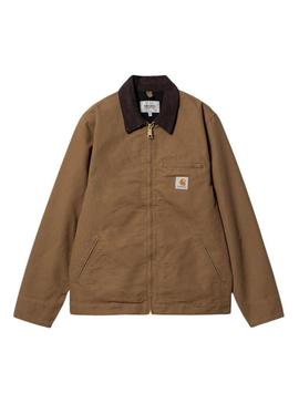 Jaqueta Carhartt Detroit camel para homem.