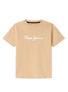 Camisa Pepe Jeans New Art laranja para crianças