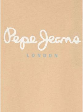 Camisa Pepe Jeans New Art laranja para crianças