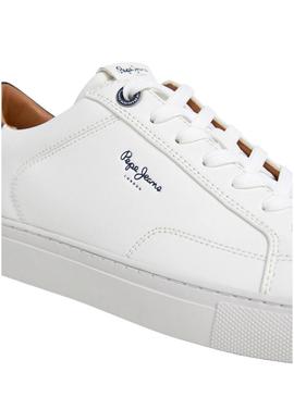 Sapatilhas Pepe Jeans Joe Basic branco para homem