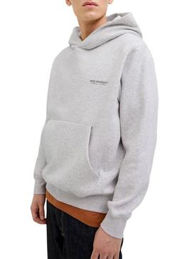 Moletom Jack and Jones Islington branco para homem.