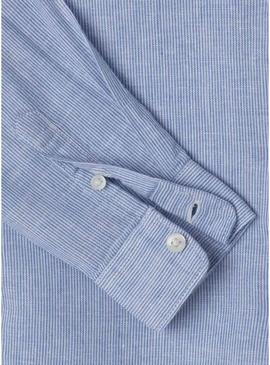 Camisa Pepe Jeans Chestley azul para menino