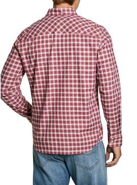 Camisa Pepe Jeans Alfred vermelha para homem.