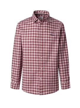 Camisa Pepe Jeans Alfred vermelha para homem.