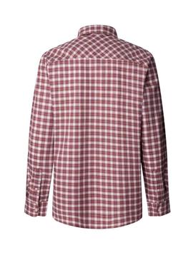 Camisa Pepe Jeans Alfred vermelha para homem.