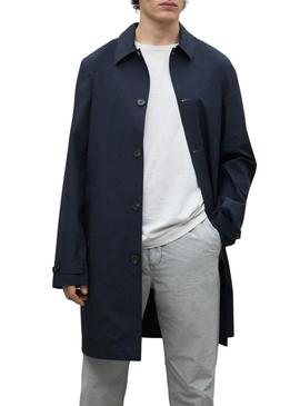 Trench coat Ecoalf. Nimega azul marinho para homem.