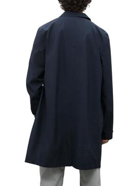 Trench coat Ecoalf. Nimega azul marinho para homem.