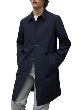 Trench coat Ecoalf. Nimega azul marinho para homem.