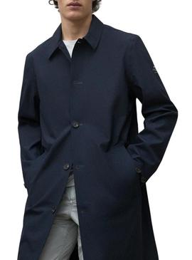 Trench coat Ecoalf. Nimega azul marinho para homem.