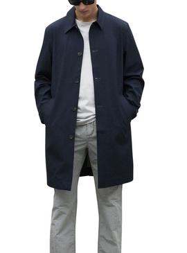 Trench coat Ecoalf. Nimega azul marinho para homem.