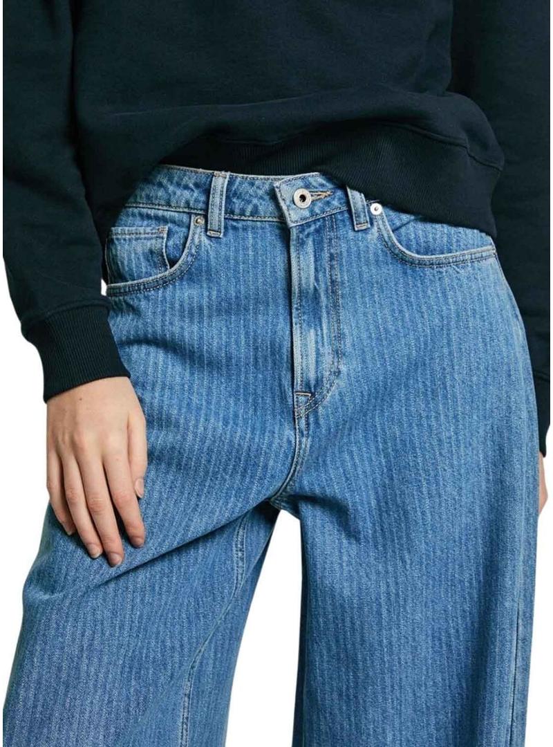 Calça Jeans Pepe Jeans Jaimy azul para mulher